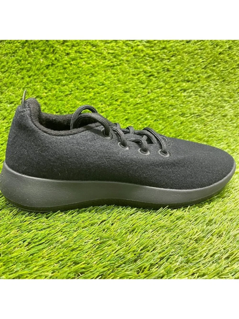 Allbirds Wool Runner Mizzle Mens Size 8 Black Athletic Running Shoes Sneakers